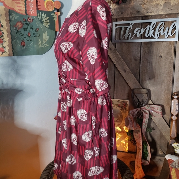 Xhileration Sugar Skull Dress - Picture 6 of 6